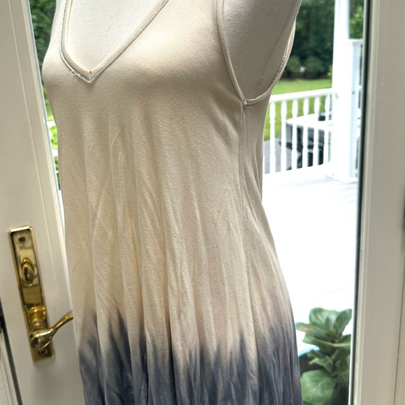 Free People XS Oversized Ombré Tank Top V-Neck,Soft Jersey Flowy Hem We The Free - Picture 5 of 8